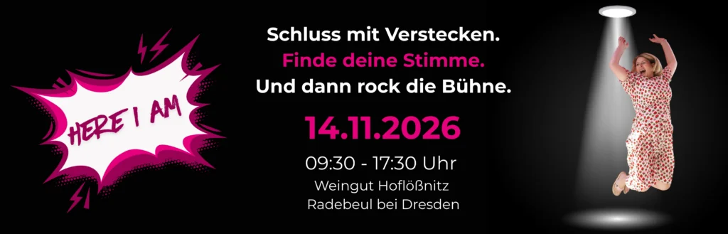 Bühnenworkshop Rhetorik für Frauen von Kommunikationstrainerin Sandra Richter