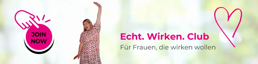 Komm in den Club und verbessere deine Wirkung und Präsenz