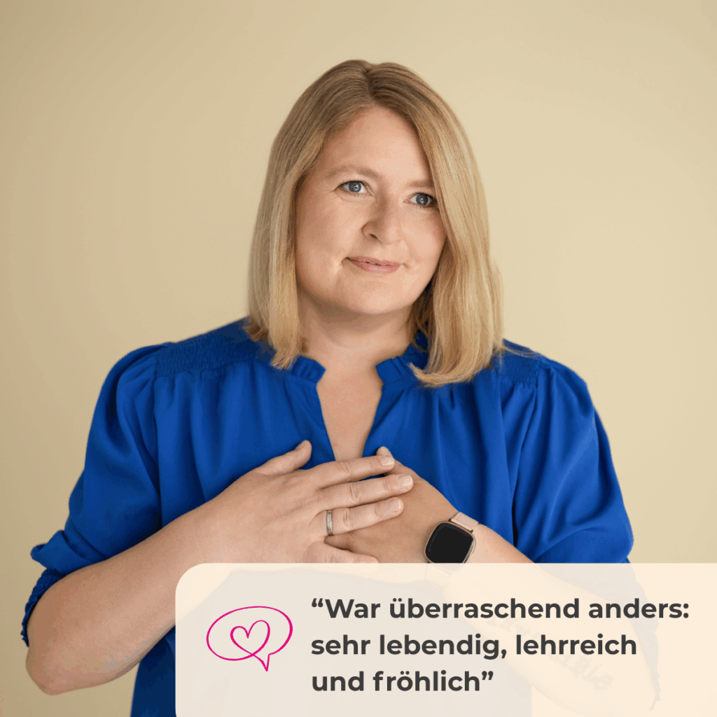 Feedback zum Kommunikationstraining: War überraschend anders. Sehr lebendig, lehrreich und fröhlich.